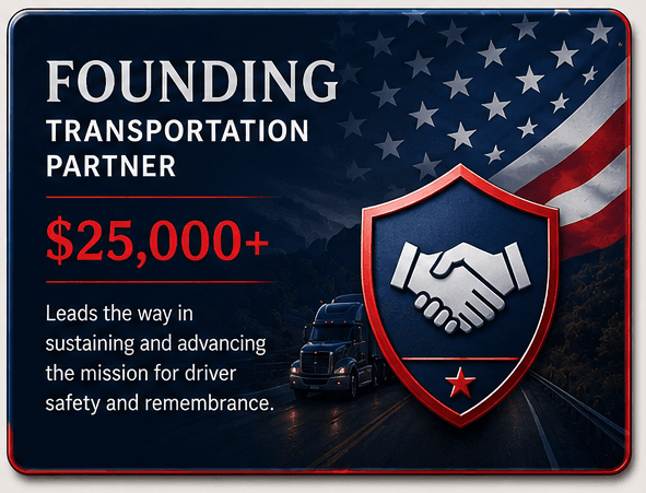 Founding Transportation Partner — $25,000+ sponsorship tier