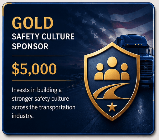 Gold Safety Culture Sponsor — $5,000 sponsorship tier