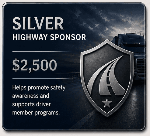 Silver Highway Sponsor — $2,500 sponsorship tier